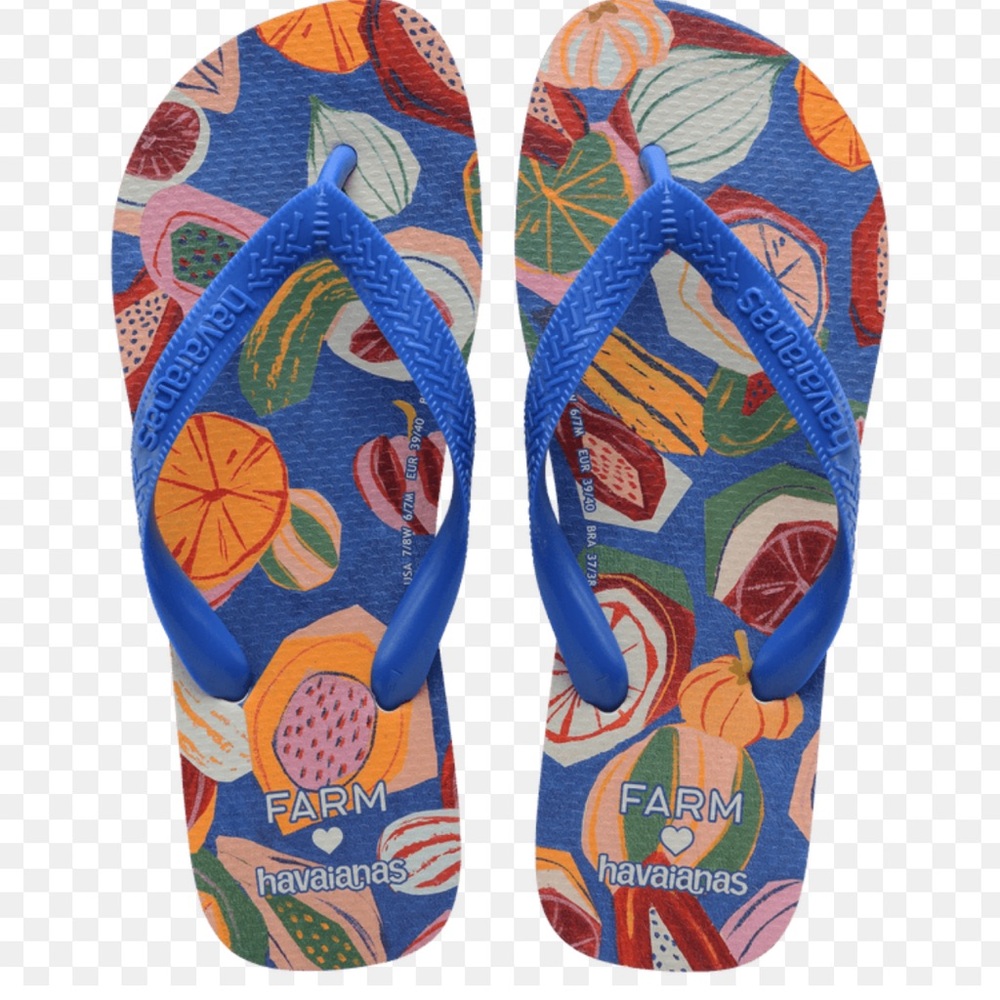 NWT FARM Rio x Havaianas